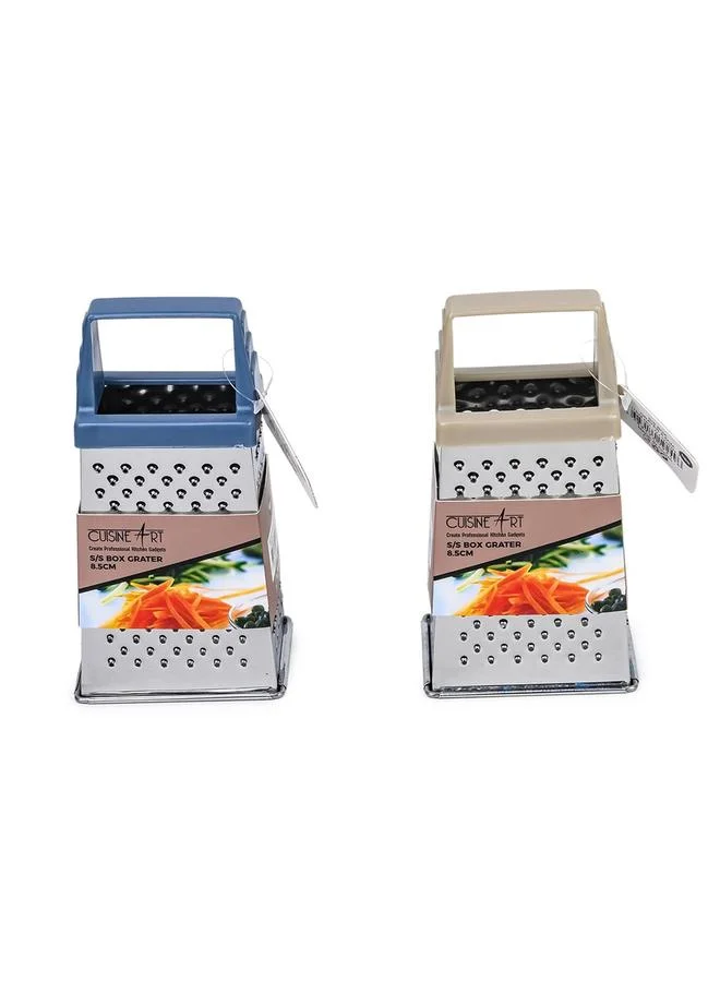 كويزين أرت مبشرة صندوقية ستانلس ستيل قطعة واحدة 8.5 سم